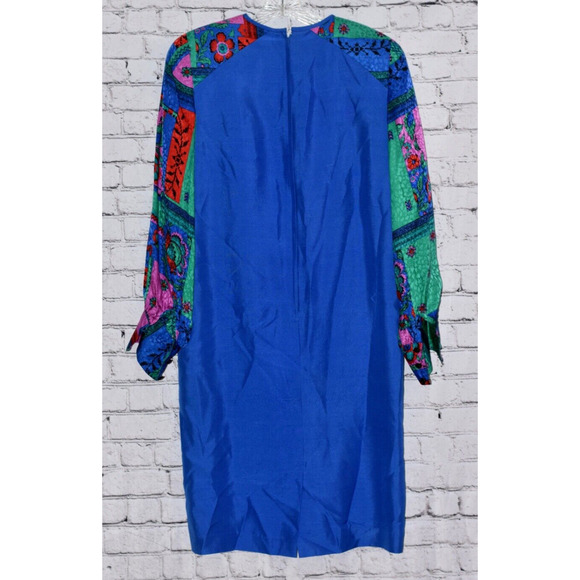 Uni Collection by Anne Crimmins Pattern Silk Dress - Picture 3 of 7